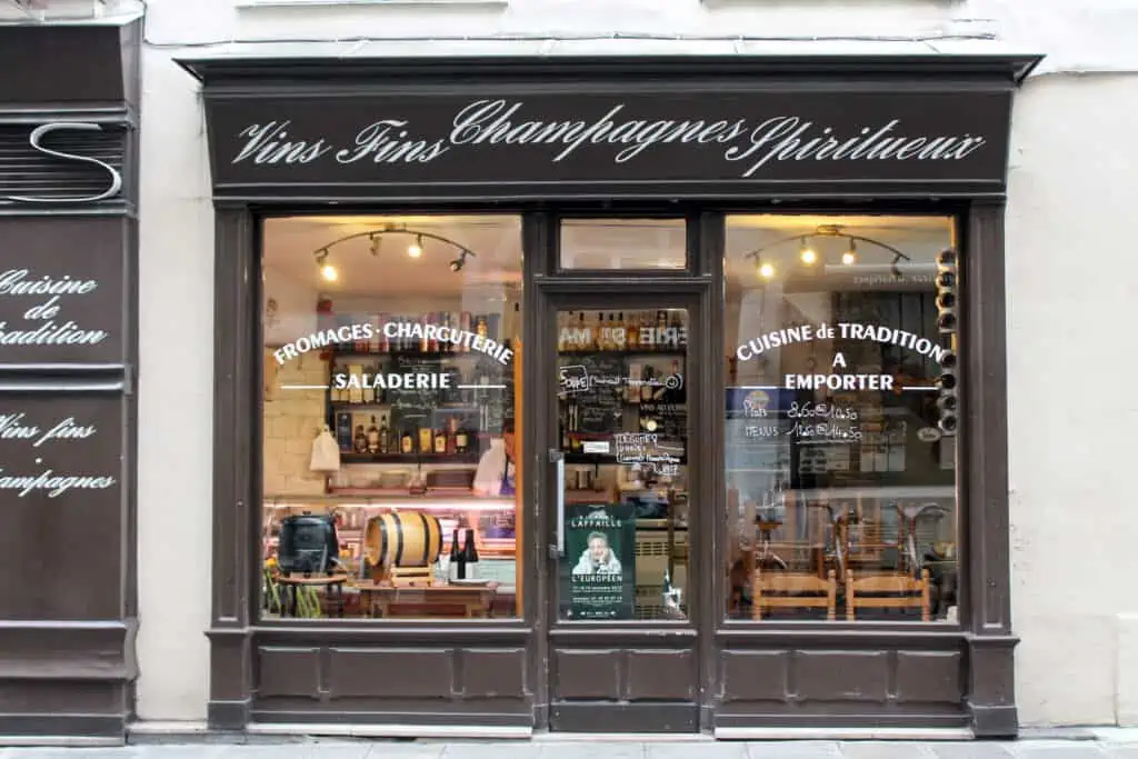 Parisian cheese shop 