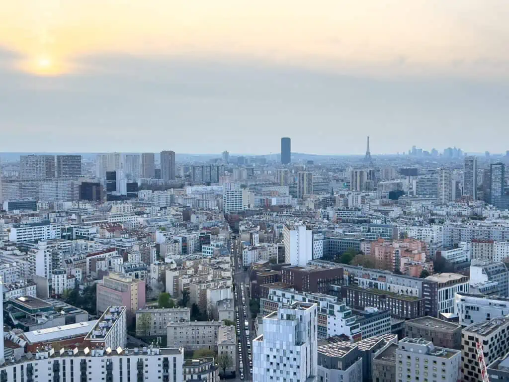 TOO Tactac Skybar with a view of the Eiffel Tower Paris everyday parisian 