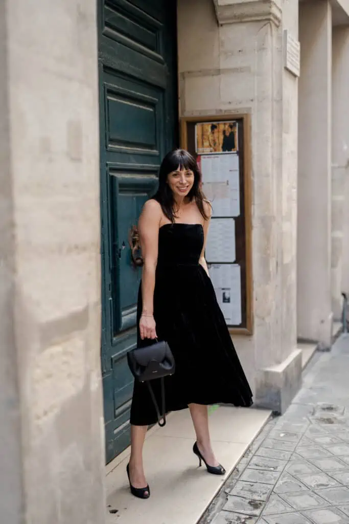 Little black dress Paris outfit ideas 