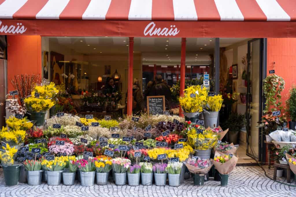 Anais flower shop Paris 