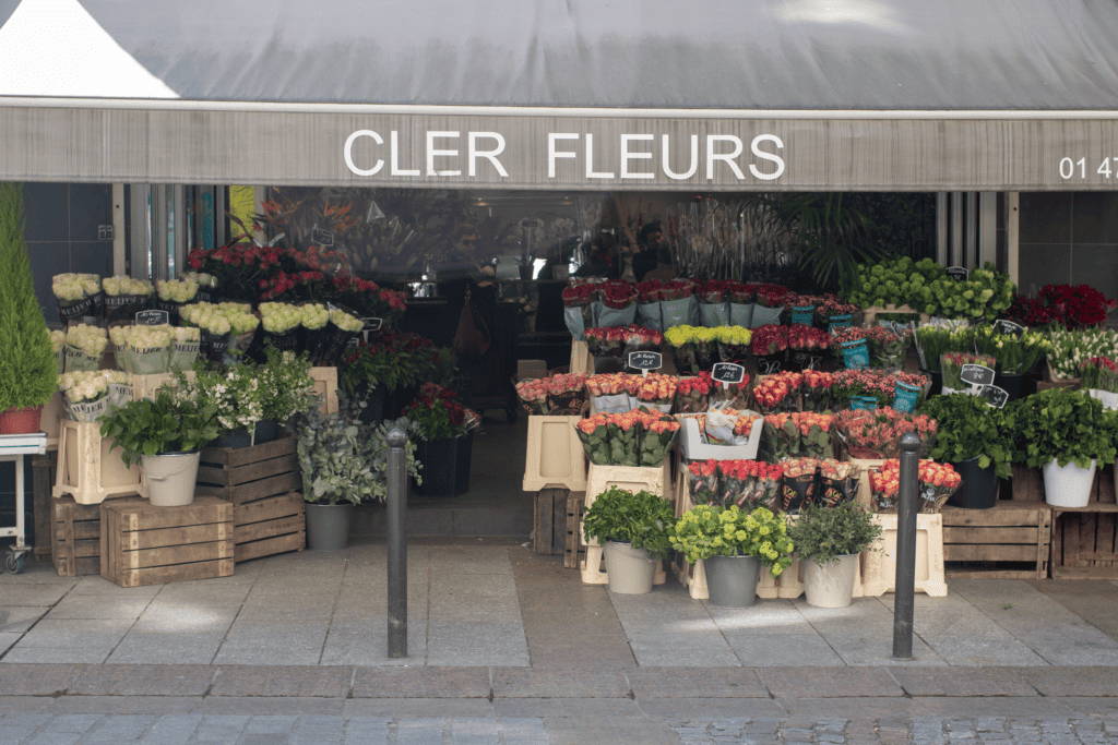 best paris flower shops 