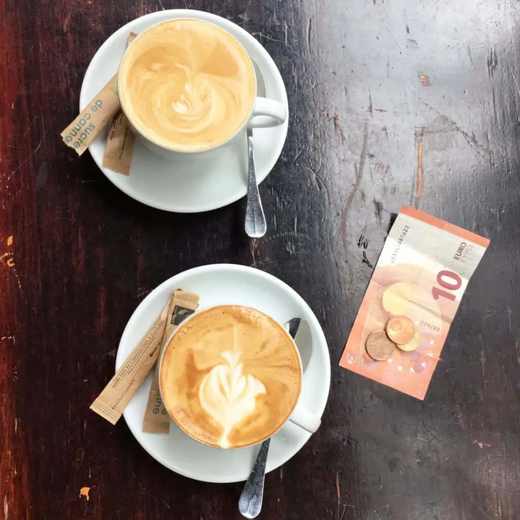 Paris euros coffee culture 