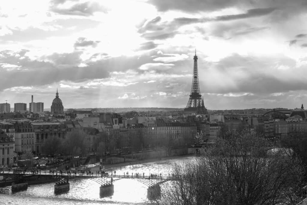 Eiffel Tower Paris view Cheval Blanc 