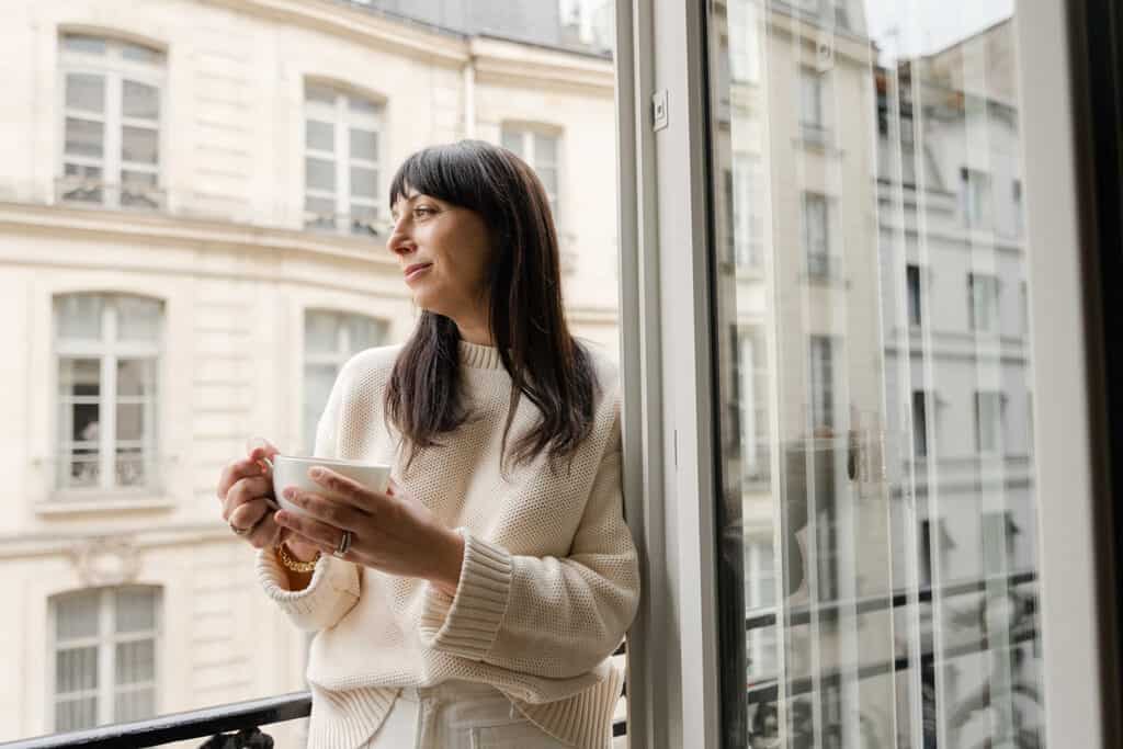 Paris cream sweater everyday parisian