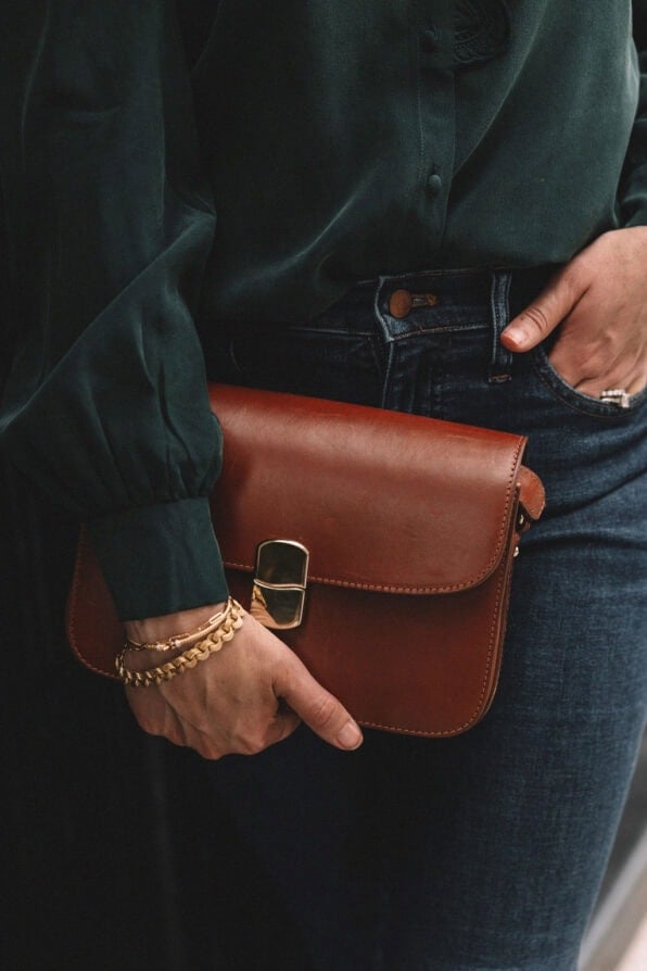Sezane Milo bag brown 