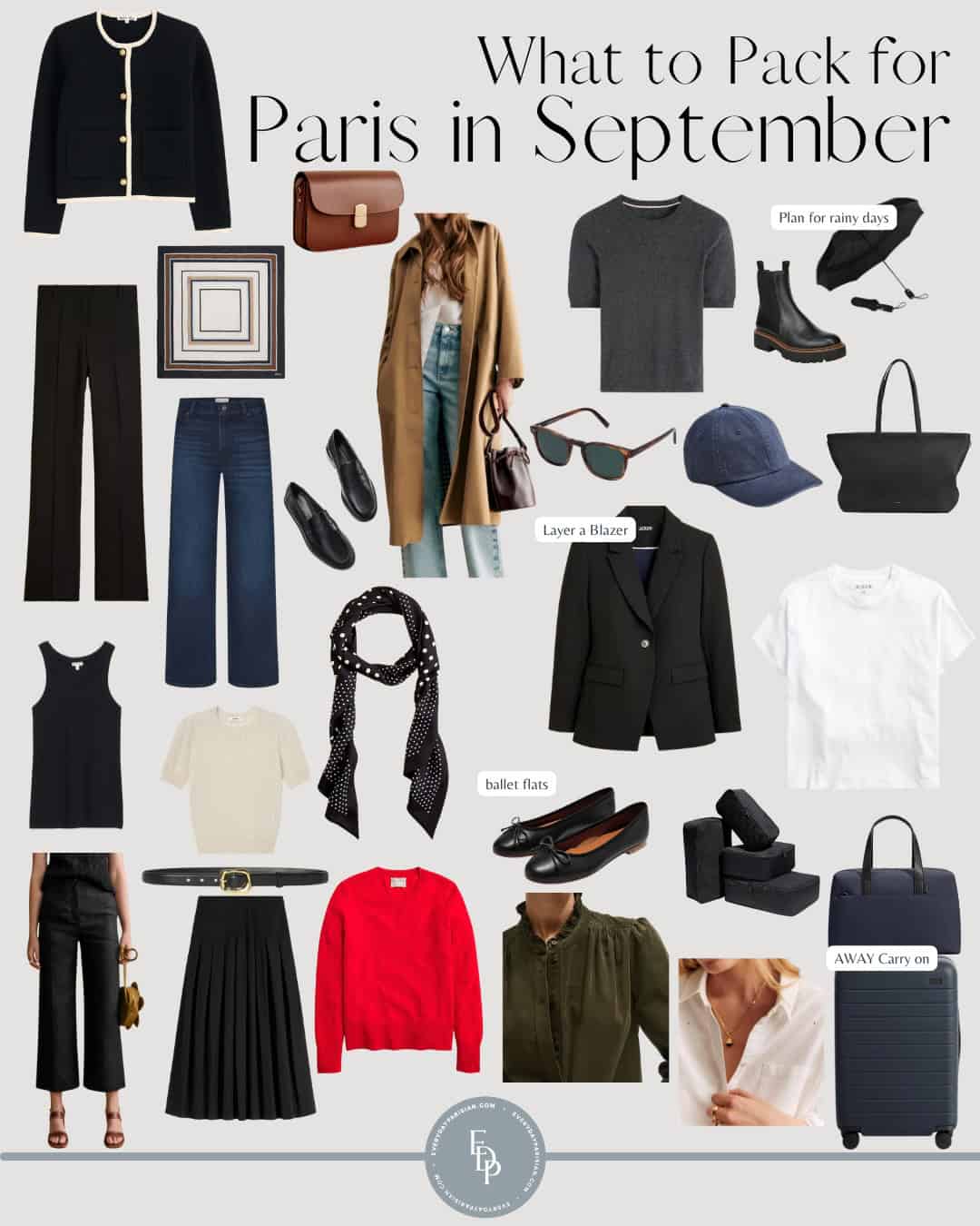 What to Pack for Paris in September - Everyday Parisian