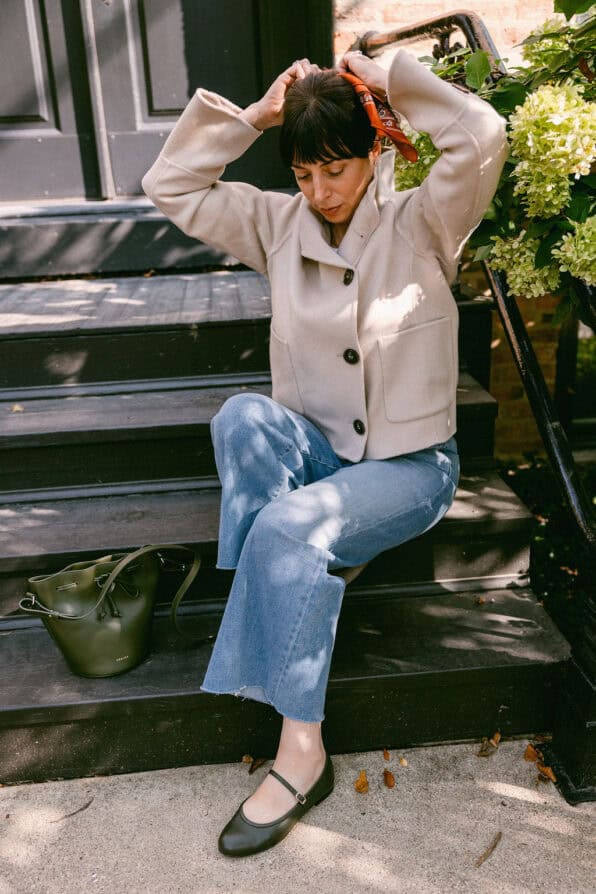 Margaux Demi Flat Green 