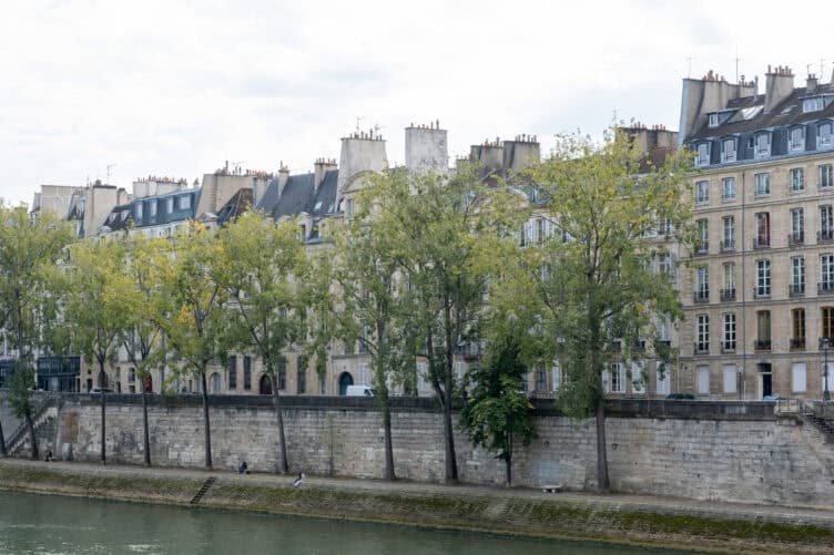 Paris Seine in the Fall 
