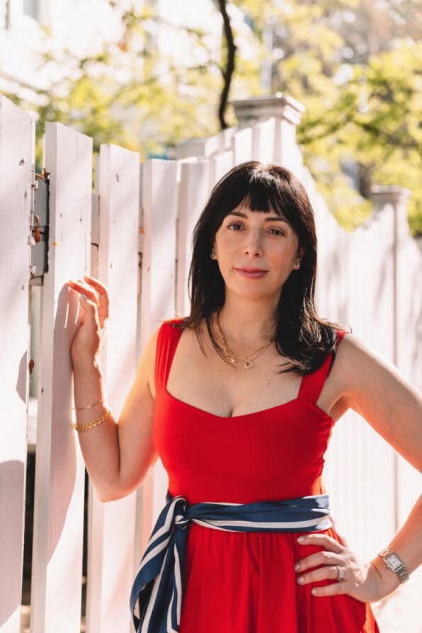 J.Crew red dress