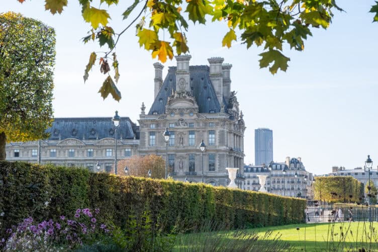 Louvre in the Fall Paris 