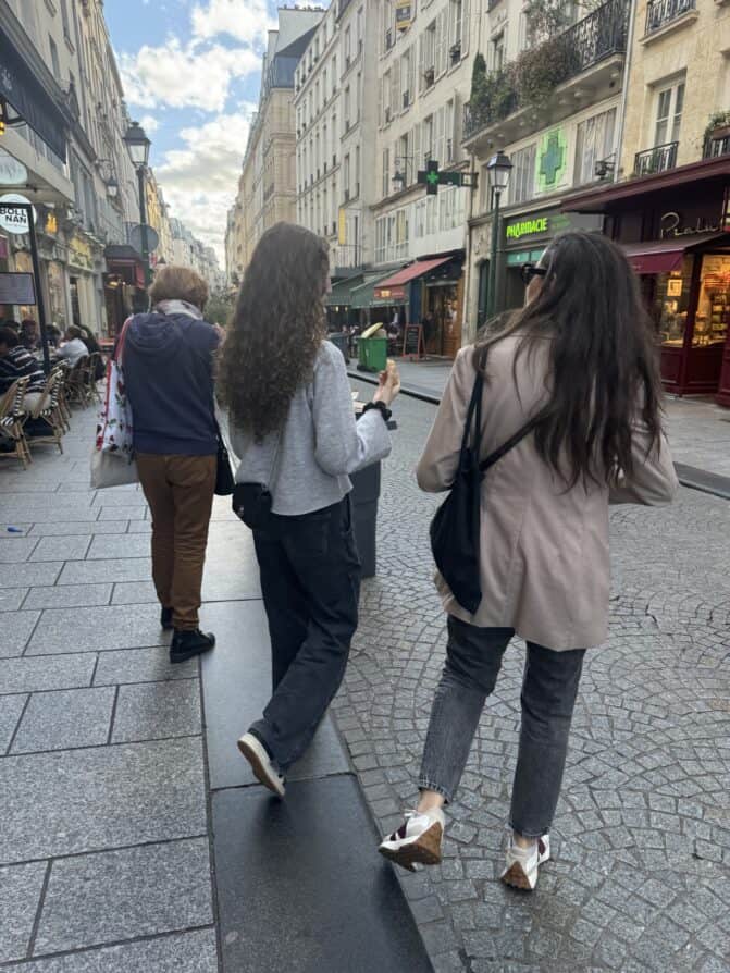 sneakers in Paris 