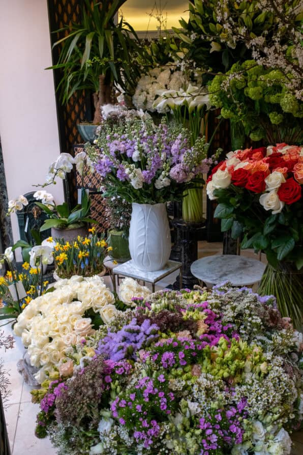 florals in Paris Lachaume shop 