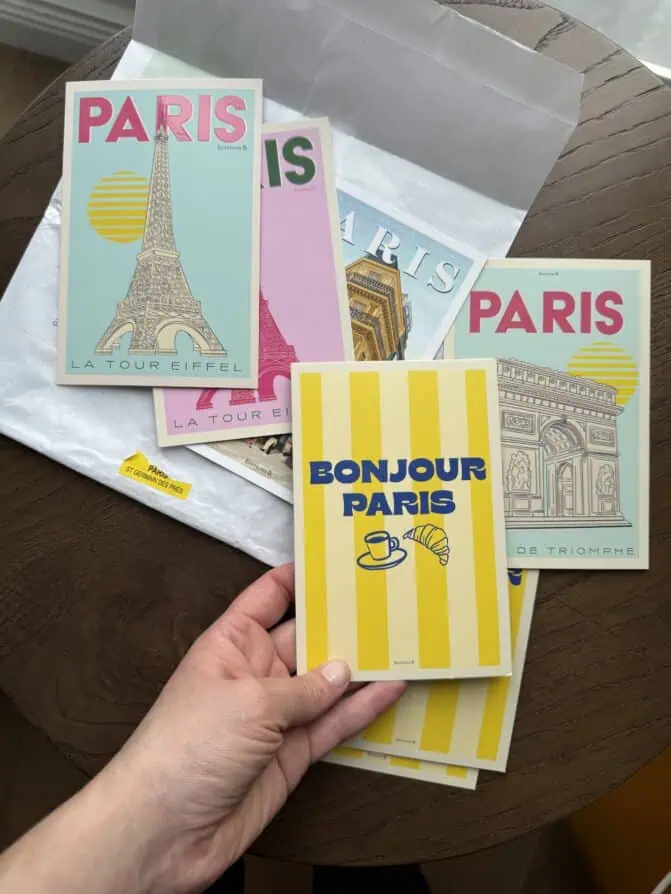 postcards from Paris 