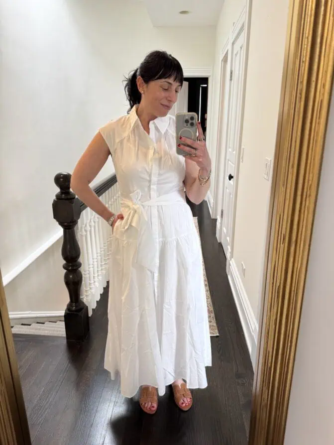 ME+EM dress in white 