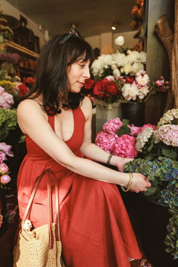 J.Crew red halter dress