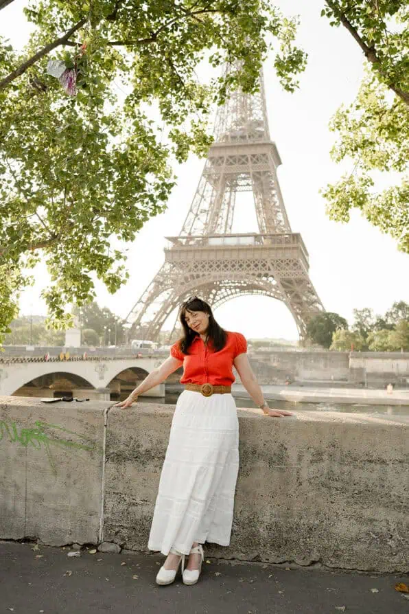 Solo Photo Shoot in the Trocadero Eiffel Tower in Paris