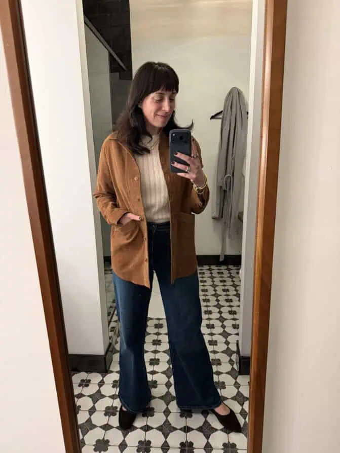 will jacket suede Sézane