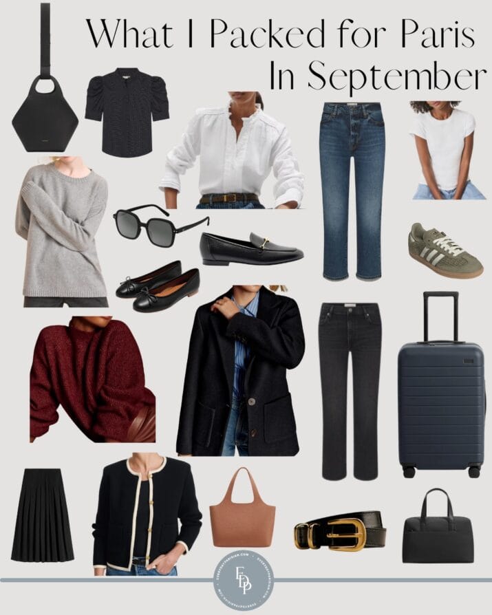 What I packed for Paris in September 