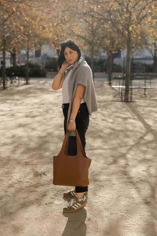 grey sweater Packing for Paris in September