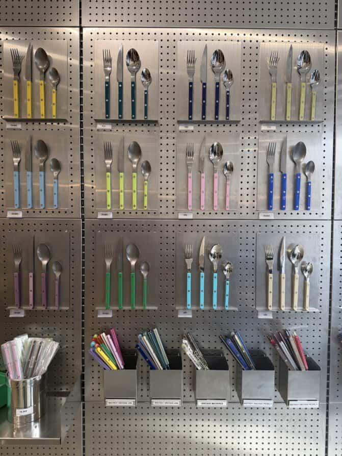 selection of colors and styles at Sabre Paris 