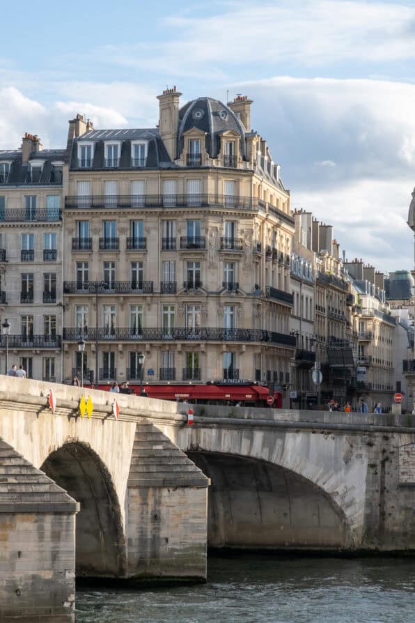 Paris Seine in October 