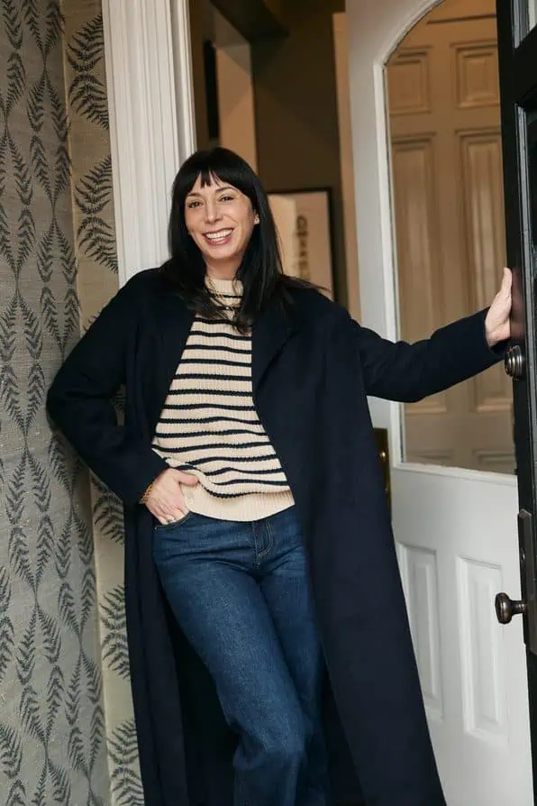 zadig and voltaire wool navy coat