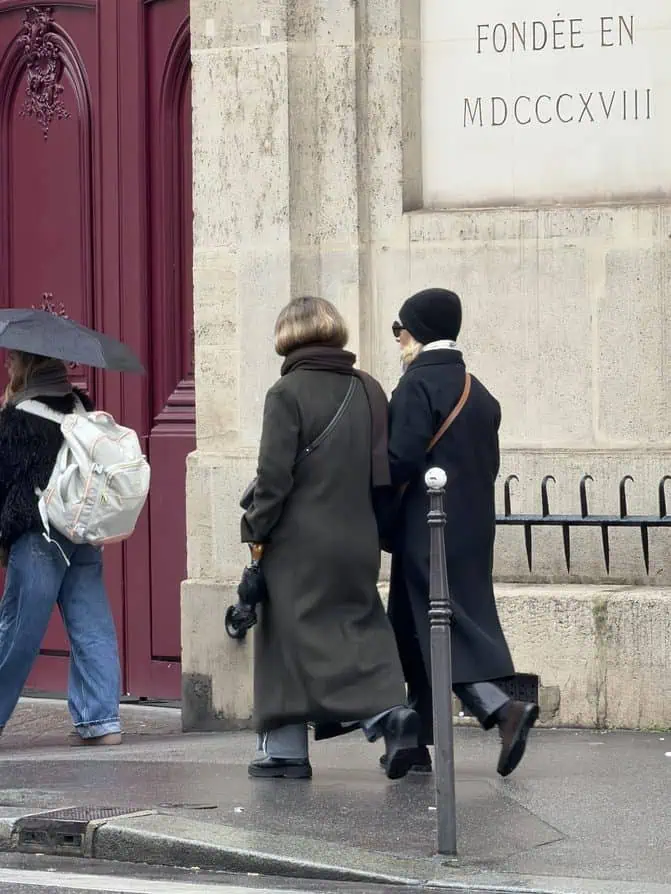 wool coats for Paris in the rain