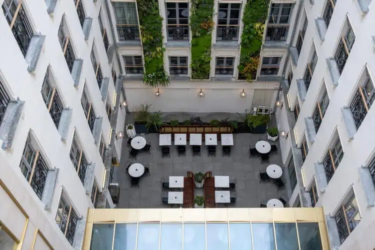 Kimton Saint Honore interior courtyard shot