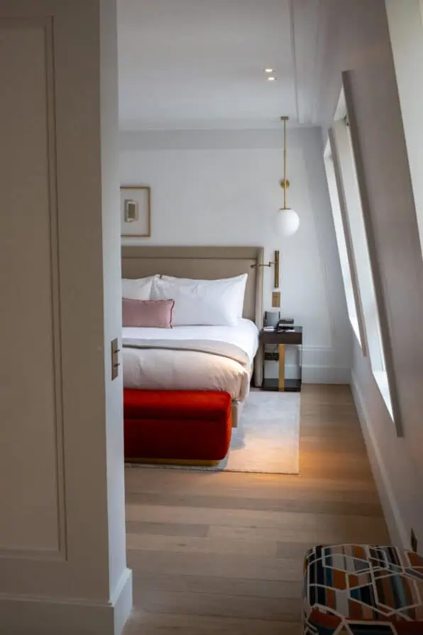 Kimpton Saint Honore Junior Suite bedroom view