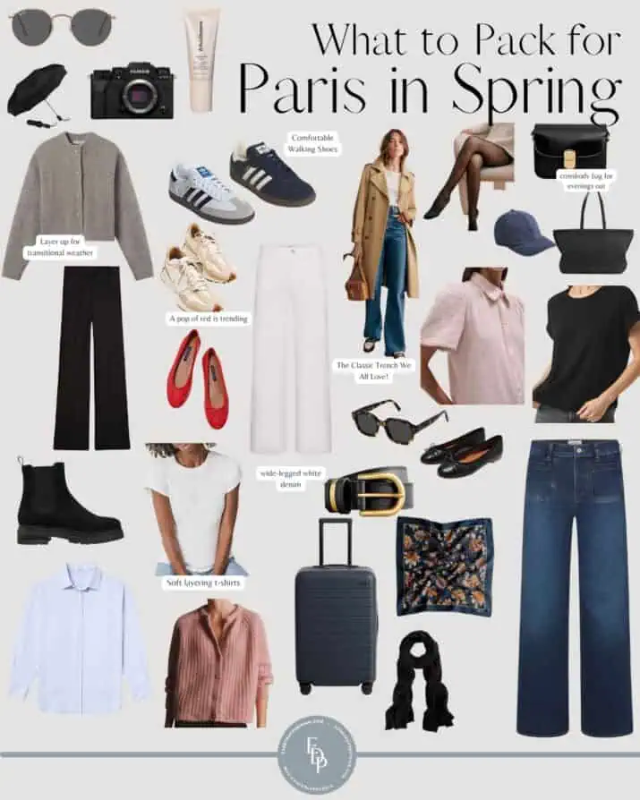 what to pack for Paris in the spring