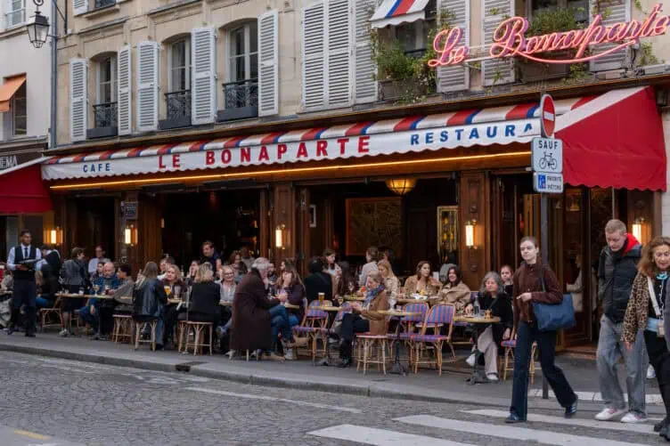 Parisians café Bonaparte spring 2026