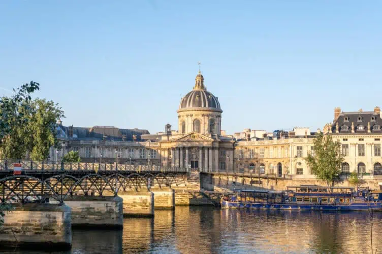 Paris pont des arts summer bridge