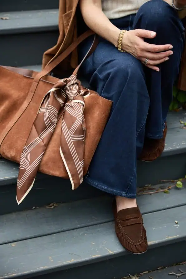Sézane brown loafers