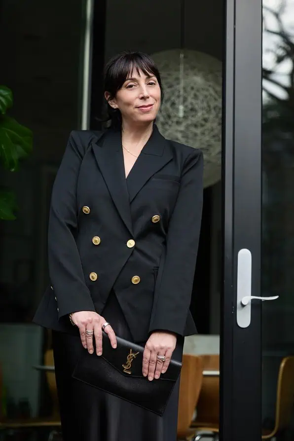 blazer and dress l'agence