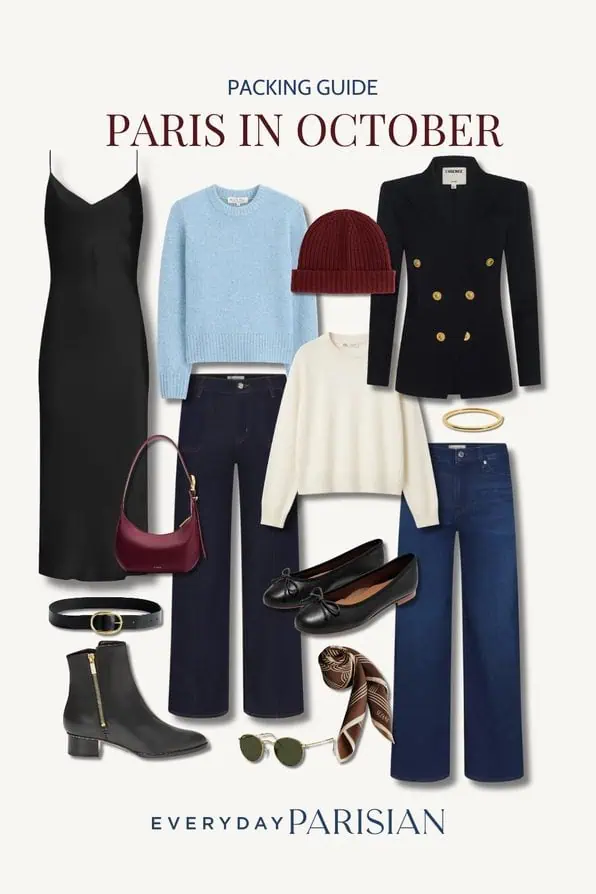 what to pack for Paris in October Burgundy trending color