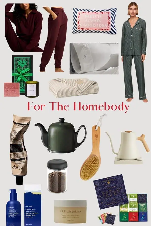 Gift ideas for the homebody