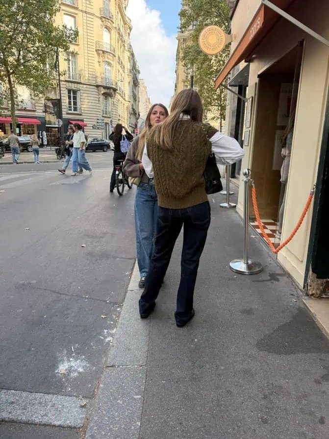 denim trends in Paris fall