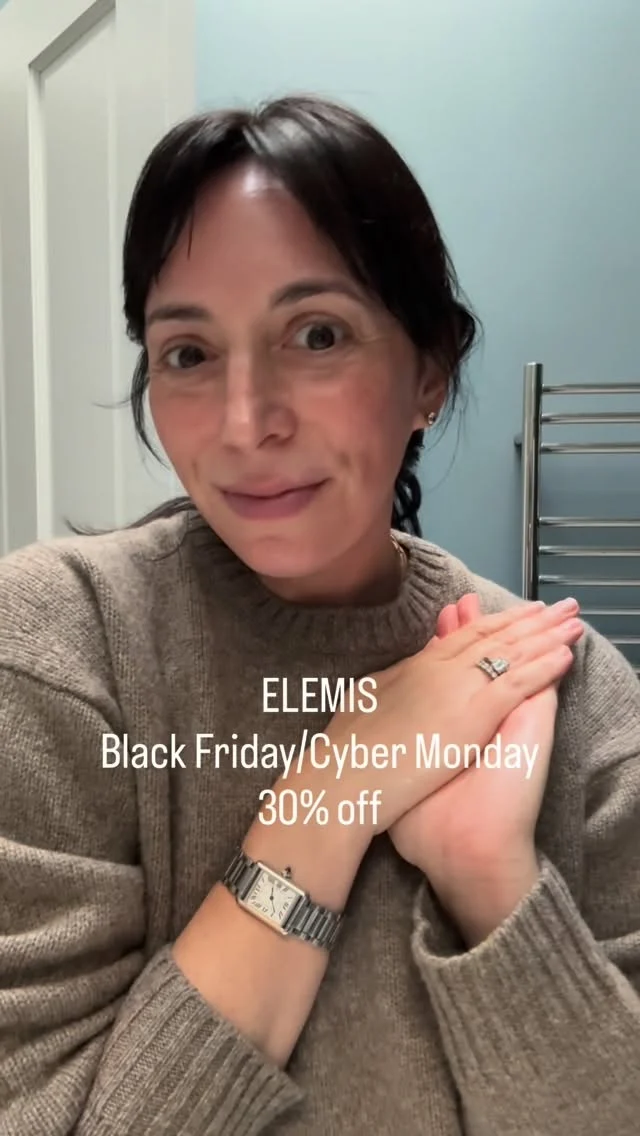 The @elemis Black Friday Sale is here — and it’s a good one.

Take 30% off sitewide with code CYBER, including my favorite everyday staples — some of these are on sale for the first time all year.

First up the Pro-Collagen Black Cherry Cleansing Balm — it smells amazing. In the morning, it’s a refreshing wake-up; at night, it melts away makeup and leaves my skin soft and hydrated.

Next, the Pro-Collagen Toning Mist — a few spritzes and my skin feels instantly refreshed.

And always SPF — I never skip it. The Pro-Collagen Skin Protection Fluid SPF 50 protects against UVA + UVB and feels lightweight under makeup.

If you’ve been waiting to try Elemis or restock favorites, today’s the day.

Use code CYBER for 30% off. 

Comment LINK and I will send you my favorites to your inbox. #elemis #elemispartner