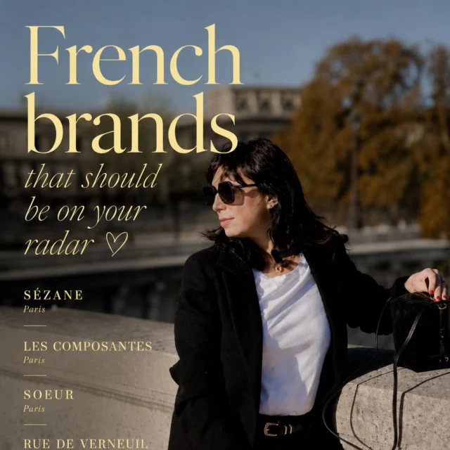 French brands that should be on your radar. 💛 

Paris has become my second home. I travel back and forth from Chicago frequently for The Print Shop and my blog. Over the years, I have thoughtfully added pieces to my wardrobe. One thing about the French is that they are more about quality than quantity. An investment shirt, bag, or accessory that is used on repeat. Built to last for years.

These are some of the brands I love and have discovered over time. Add these to your Paris map if you have an upcoming trip. If you can’t make it to Paris, these brands all ship to the US.

Comment LINK and I will send you the full post. 

Photos by @katiedonnellystudio and @yuliasribna