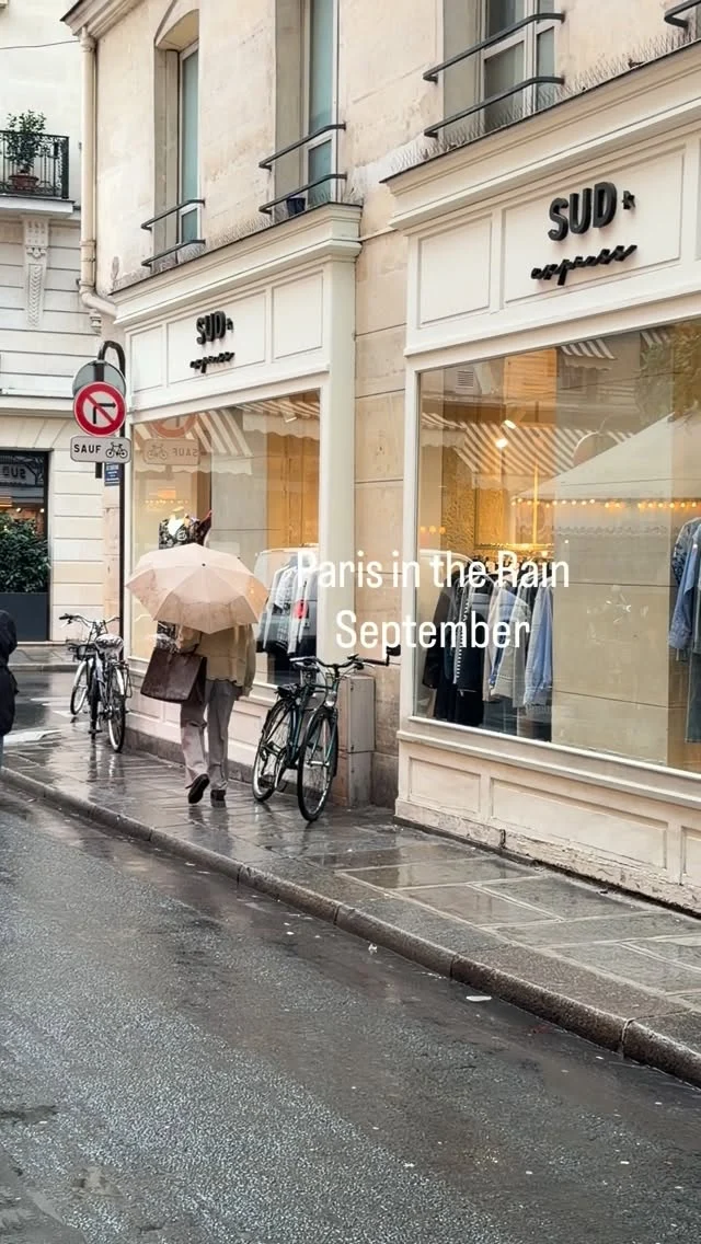 Paris in the rain ☔️ late September version. Sound🎙️on.